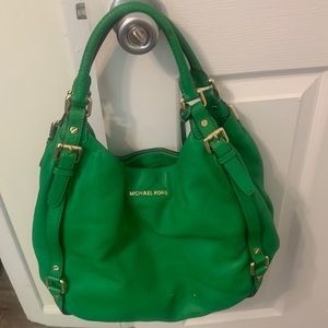 Beautiful green MK large bag. Has 3 separations to store your personal items
